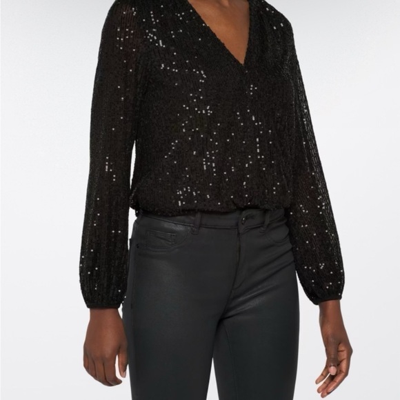 Heatherly Tops - NWOT Heatherly Cervinia Sequin Knit Bodysuit